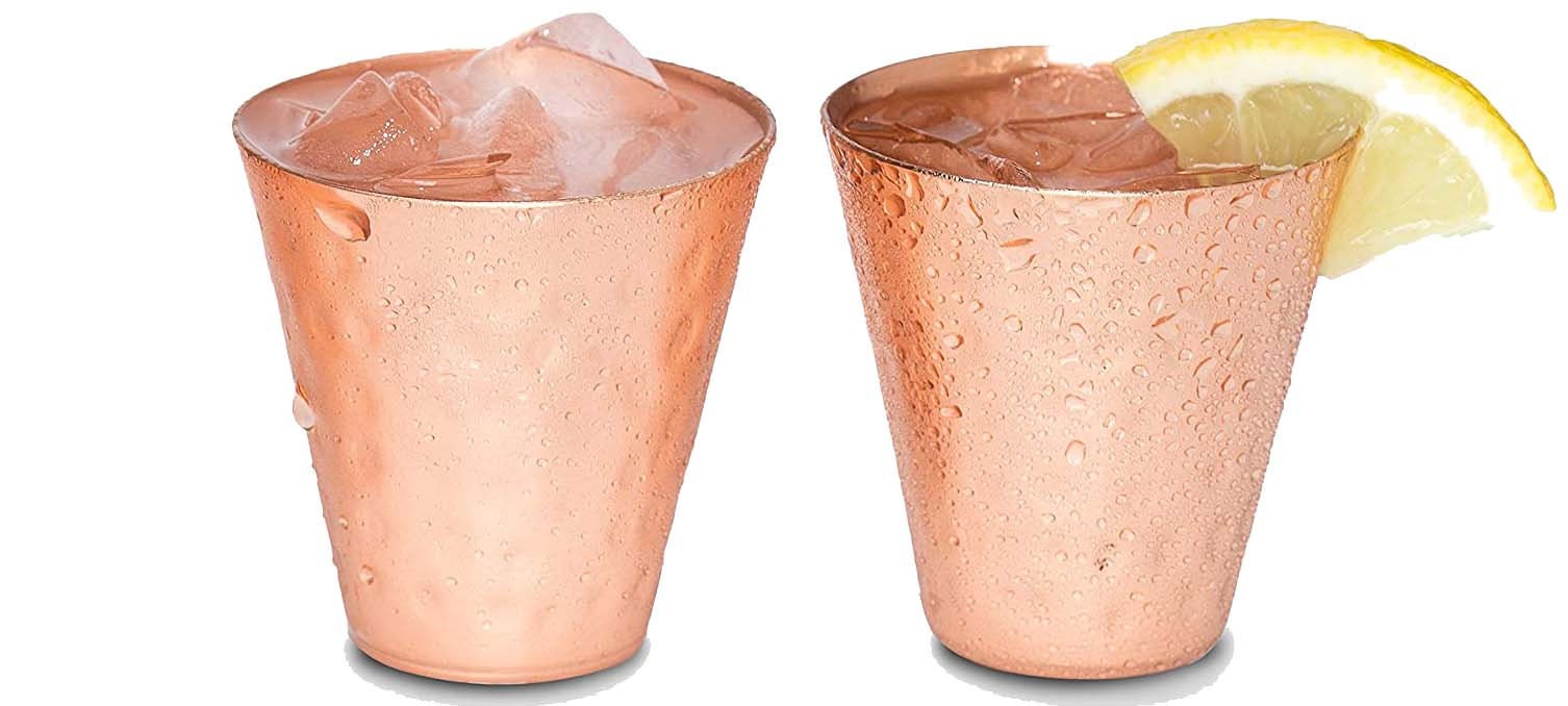 Barfi Arts Moscow mule shot glasses Copper shot glasses set Etsy