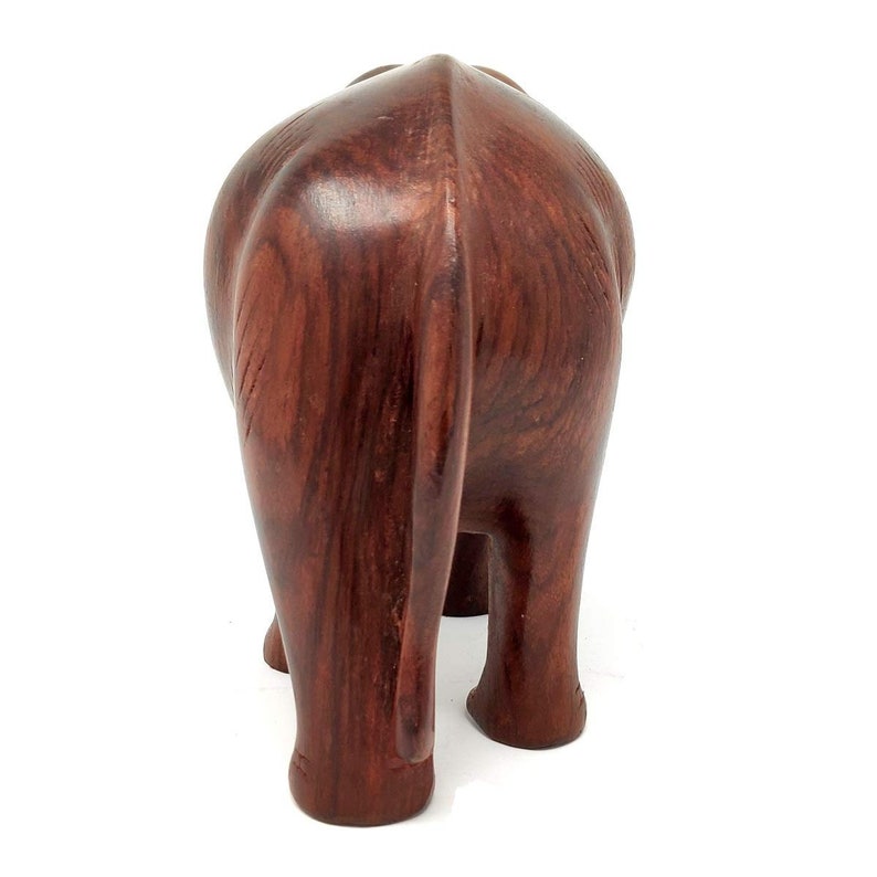 Barfi Arts Wooden Elephant Statue Hand Made Rose Wood Elephant Statue Home Decor Gift Set
