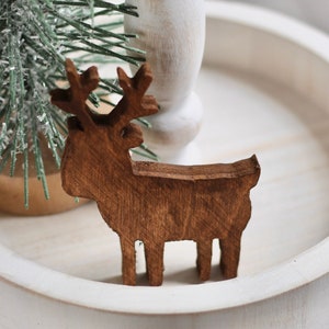 Reindeer Tiered Tray Decor Winter Tiered Tray Decor Winter Wonderland Decor Rustic Winter Decor Rustic Christmas Decor Deer Tiered Tray Deer