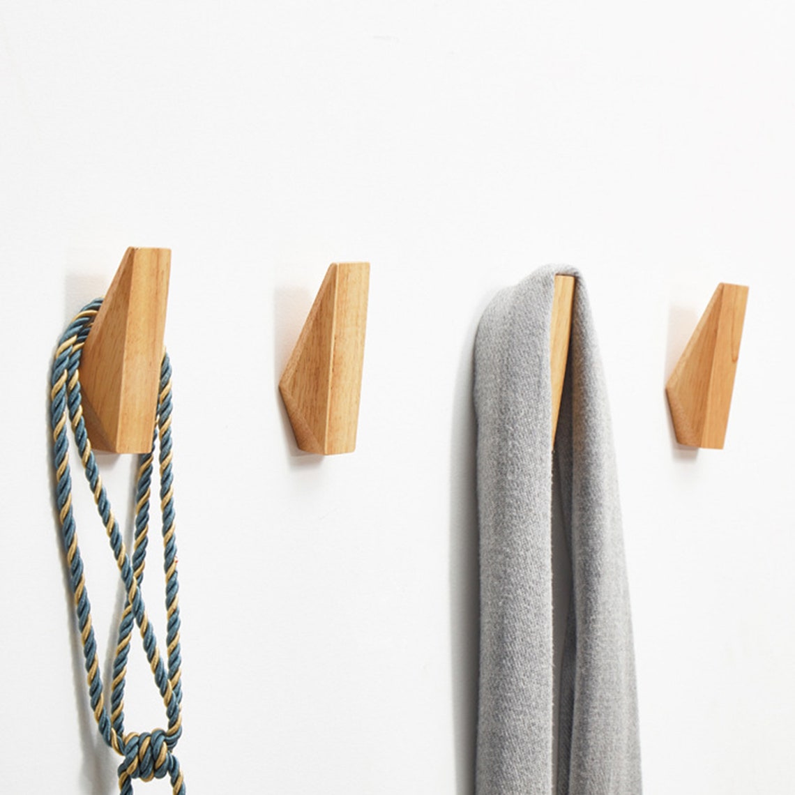 Solid Wood Fashion Wall Hanging Bag Hook Modern Wall Hooks Etsy