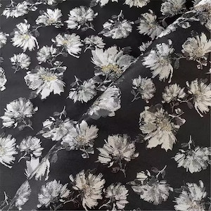 Elegant Haute Couture Embossed Jacquard Fabric Brocade Emboss Jacquard for Formal Suit Apparel DIY Haute Couture 66.1 inches Width
