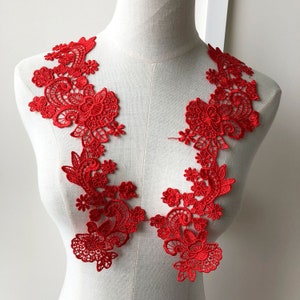 Guipure Patches hollowed Lace Motif Flower Applique Embroidery Lace Applique For DIY Project Party Bodice, Jeans, Dress Craft Project