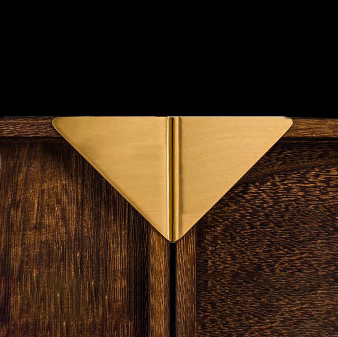 Creative Triangle Brass Dresser Drawer Pulls Gold Drawer - Etsy UK