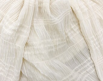 Chiffon Pleated Lace Fabric Soft Chiffon Pleated Mesh Fabric Pleated Lace Fabric For TuTu Project Dance Dress Table Cover Craft Project