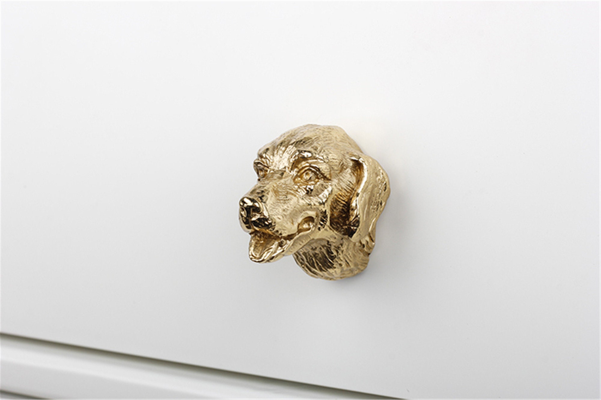 Creative Animal Brass Handle Modern Round Drawer Pulls Etsy