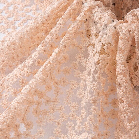 Guipure Daisy Flower Embroidery Fabric Daisy Decorative Fabric Delicate  Flower Embroidery Lace for Midi Dress Wedding Dress Craft Project - Etsy
