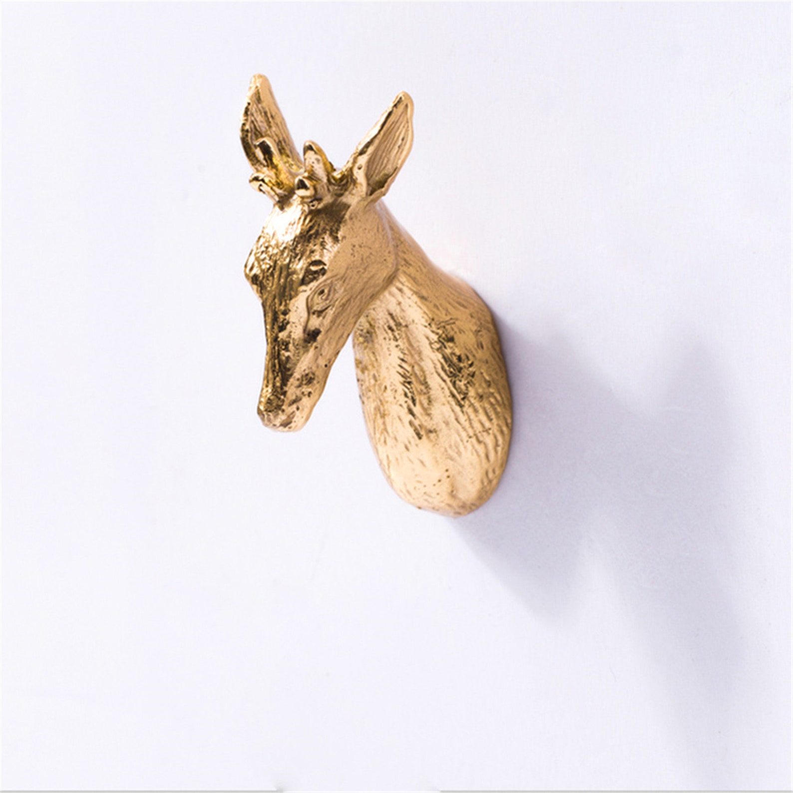 Creative Animal Brass Handle Modern Round Drawer Pulls Etsy