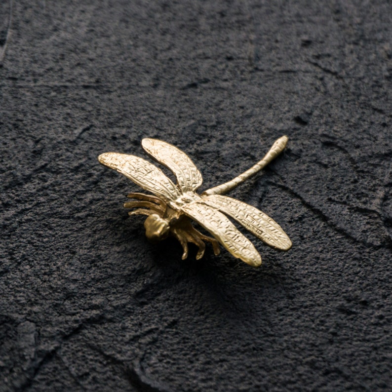Brass Dragonfly Design Handle Invisible Drawer Pulls Etsy UK