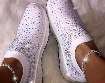 bling sneakers for ladies