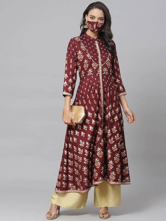 plus size anarkali kurtis
