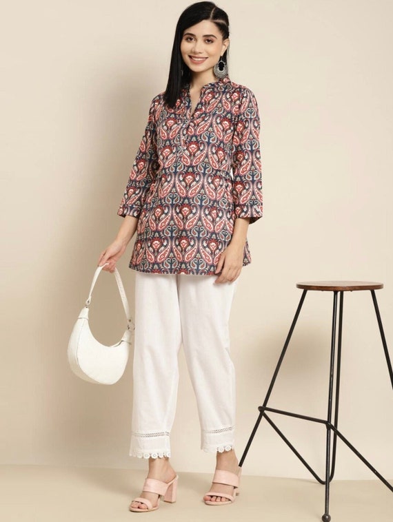 Stylish Printed Cotton Kurtis for Women - Buy Online | Tops