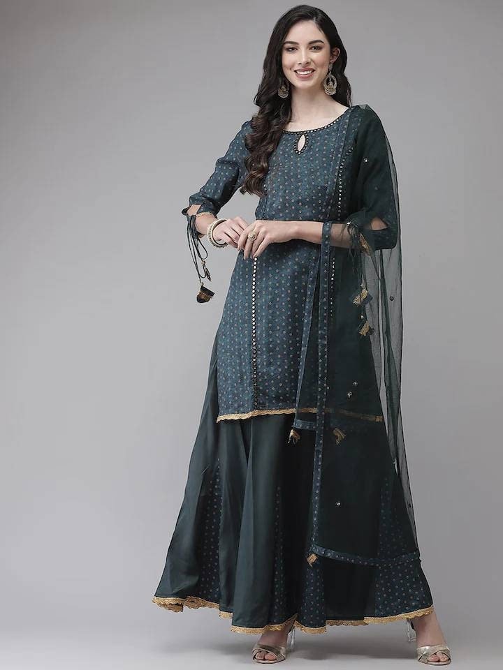 Ethnic skirt clearance with long kurta