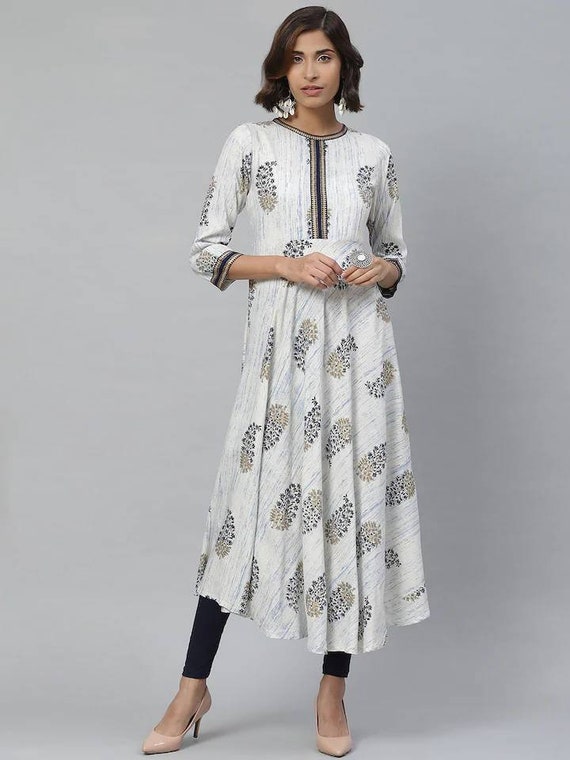 Tamanna 'Y' Colar Kurti* Fabric : Slub Cotton Full Stitched Readymade Size  : *L-40, XL… | Long kurti designs, Stylish dresses for girls, Kurti designs  party wear