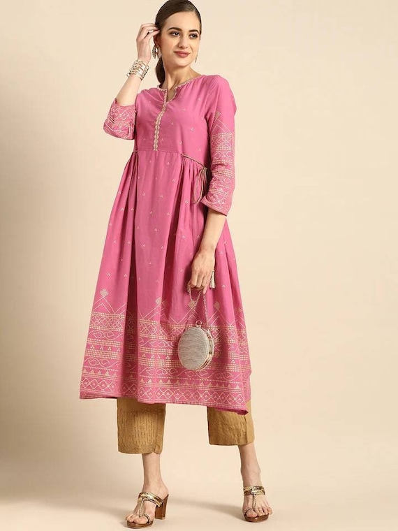 Buy Yellow Designer Readymade Kurti With Palazzo And Dupatta | Party Wear  Kurtis