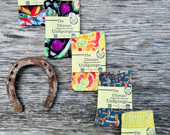 The “ULTIMATE” Unsponge~ SUMMER PACK~ Sustainable ~Dish Sponge ~Reusable ~ Summer ~ Gift Idea ~ Eco Friendly ~ Soccer Citrus ~Handmade Gifts