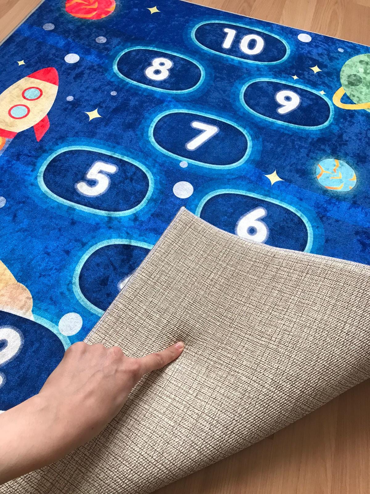 Non Slip Based Kids Rug Washable Play Kids Mat Nursery Rug Etsy