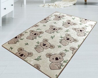 Koala Pattern Children's Room Mat / Carpet