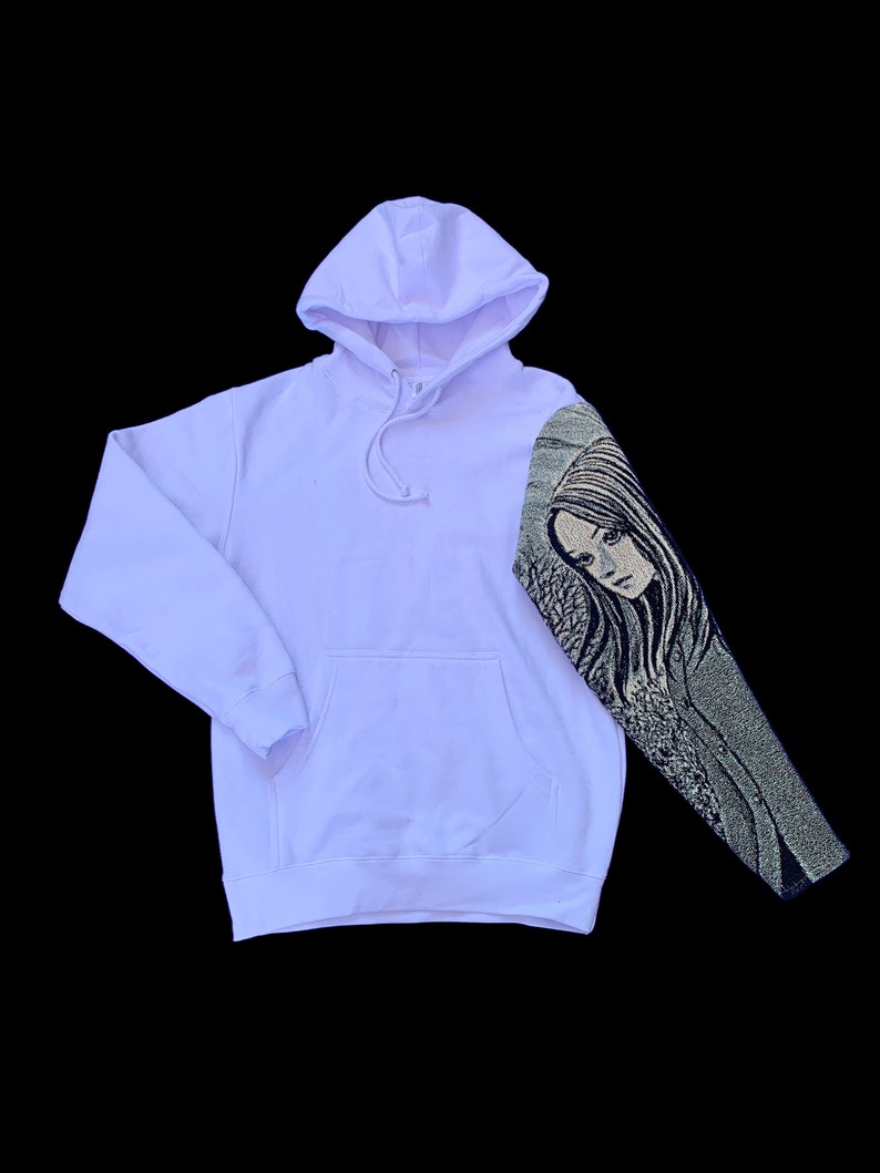 Custom Anime Tapestry Hoodie Anime Sleeve Anime Merch Etsy