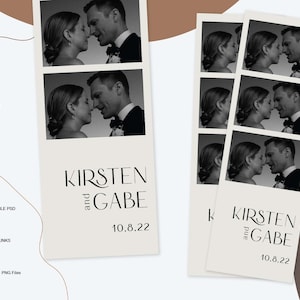 Elegant Photo booth Template - 2x6