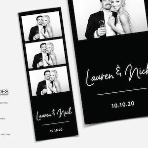 Minimalist Photo booth Template - Black