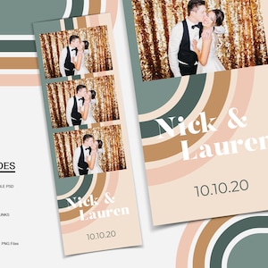 70s Retro Photo booth Template (2 Versions!)