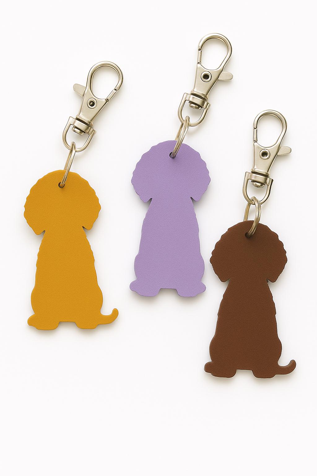 3D Printed Cockapoo Keyring: Dog Lover Gift, Bag Charm - Etsy UK