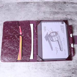 Premium leren ONYX Boox Palma 2 Tab X C, Box Page 7", BOOX Note Air 4 C-cover met drukknoopsluiting, kaartsleuven en pennenhouder 11EFBX01