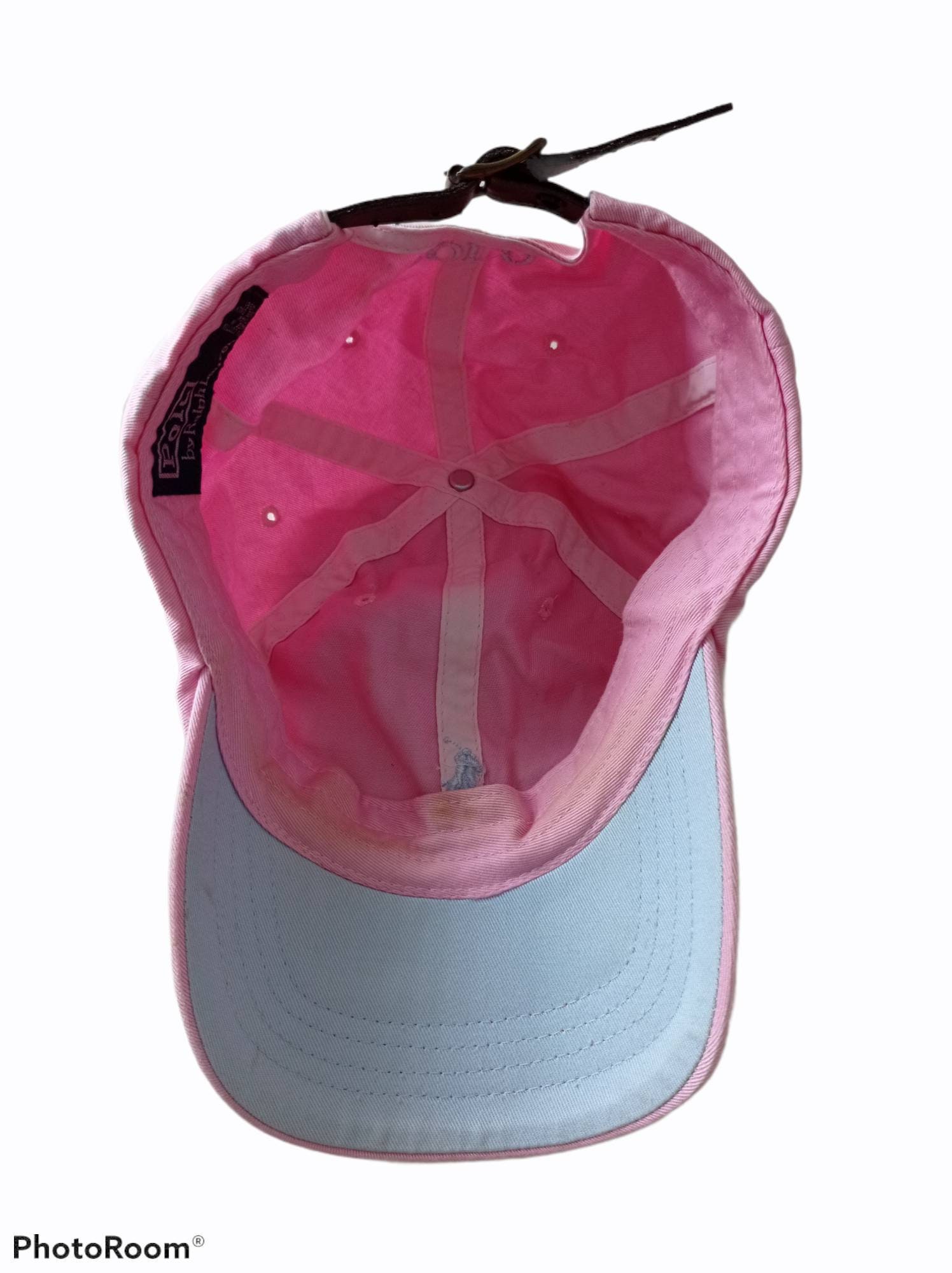 Polo Ralph Lauren RL Pink Pony Leather Strap Hat Cap | Etsy