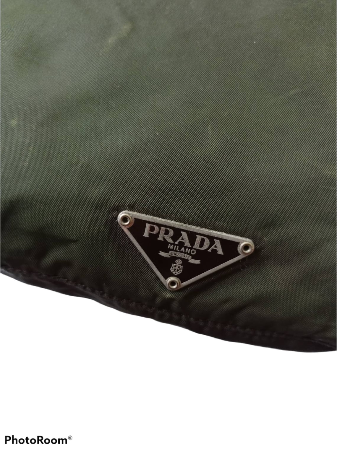 Vintage Prada Nylon Green Sling Bag Crossbody Etsy