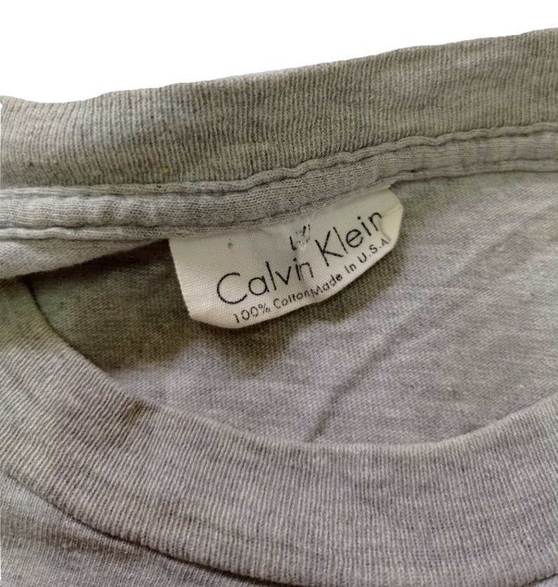 Vintage 90s CALVIN KLEIN CK 1995 Collection Tee Shirt Big Logo | Etsy