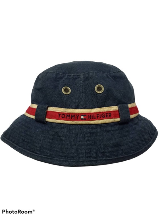 Vintage Tommy Hilfiger Bucket Hat Denim 90s