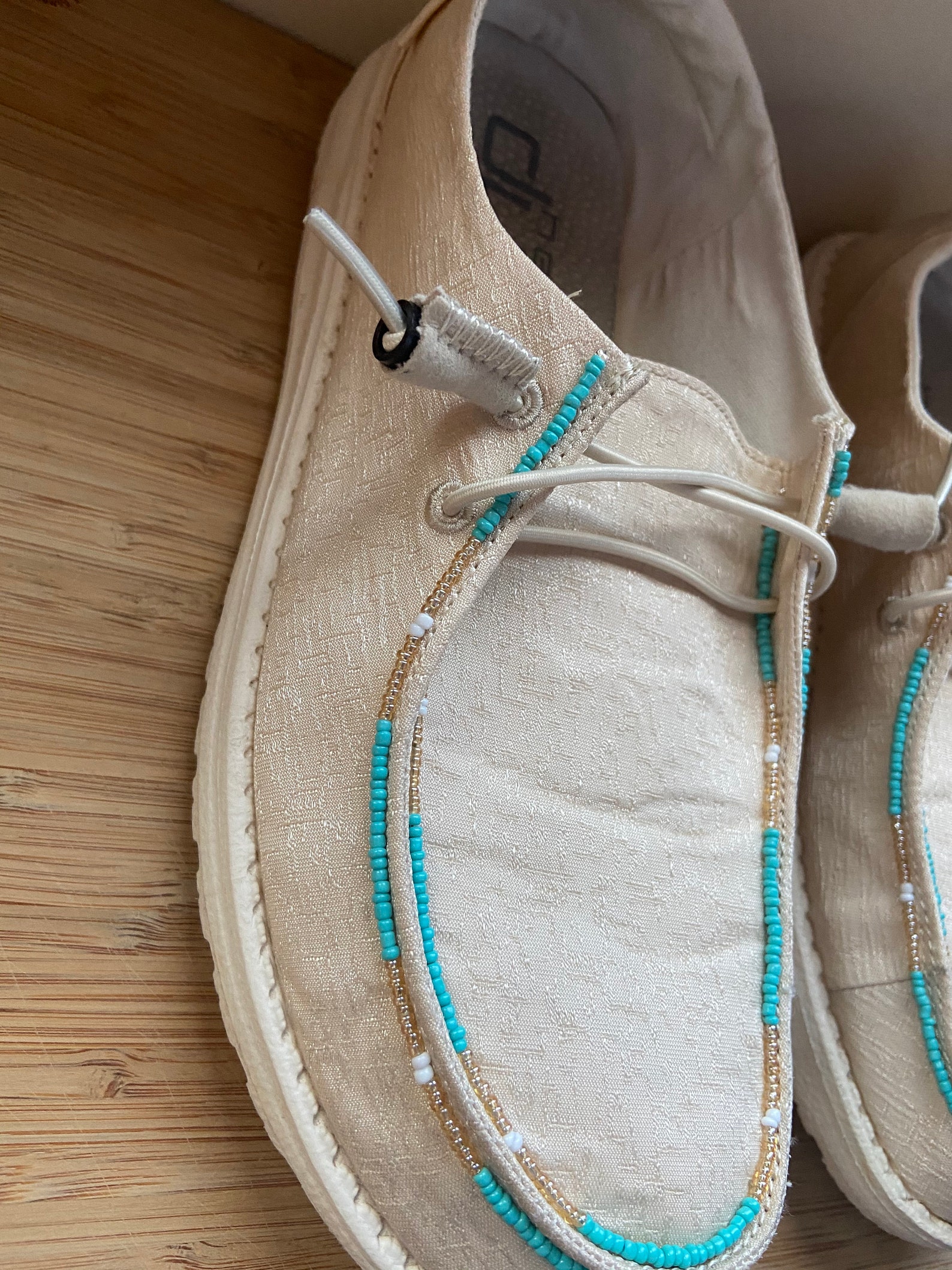 Custom Beaded Hey Dudes Etsy