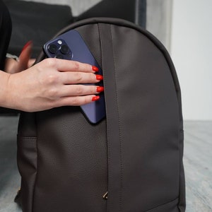 Rugzak met laptopvak | rugzak | een rugzak als cadeau | Laptophoes | unisex-rugzak | Oekraïense mode | eco-leer