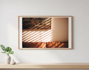 Sunlight and Shadow Photo Print – Modern Minimal Wall Décor