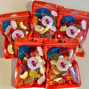 Personalised Spiderman Sweet Pouches.Birthday Party Favours