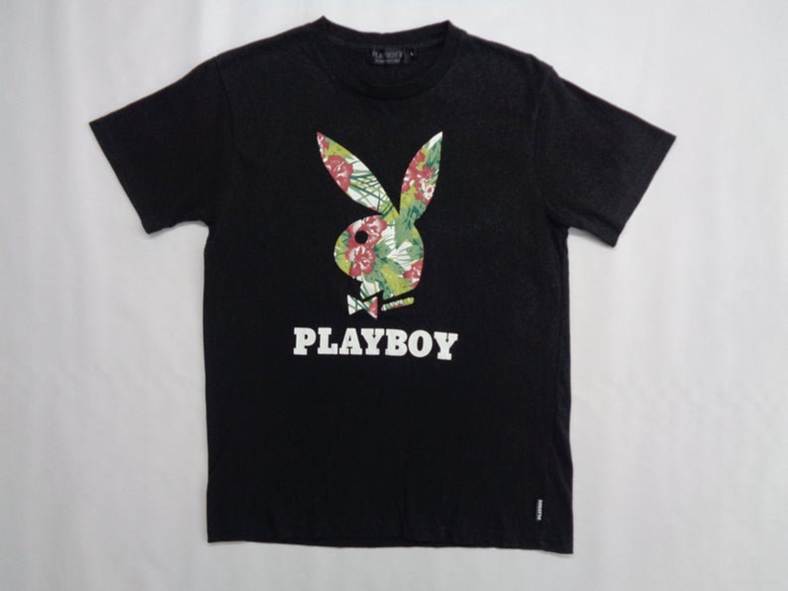 Playboy Shirt Playboy T Shirt Playboy Floral Print Bunny Logo Etsy