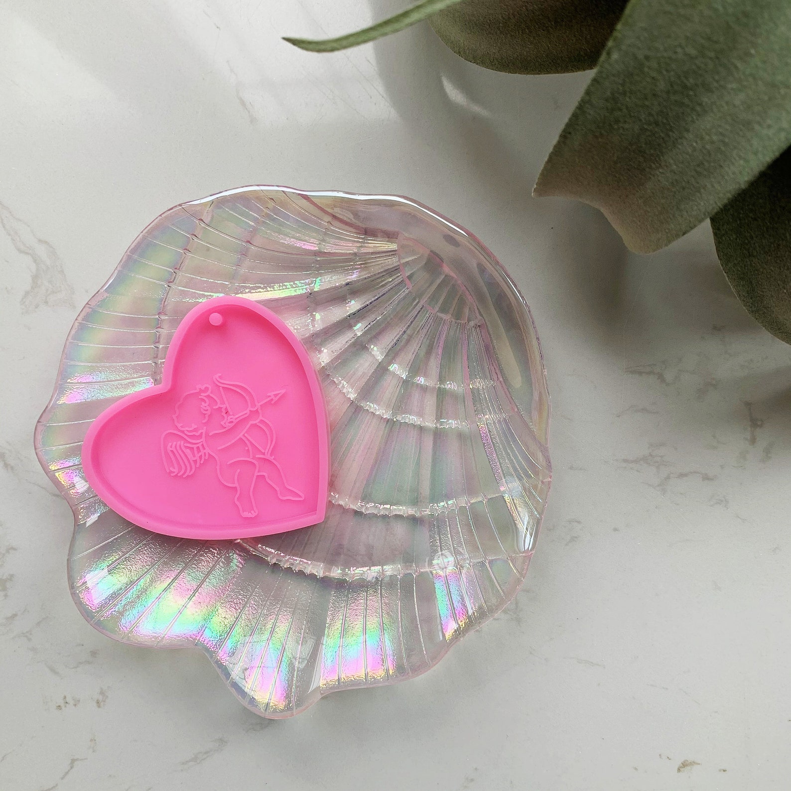 Cupid keychain mold Heart keychain silicone mold Jewelry Etsy