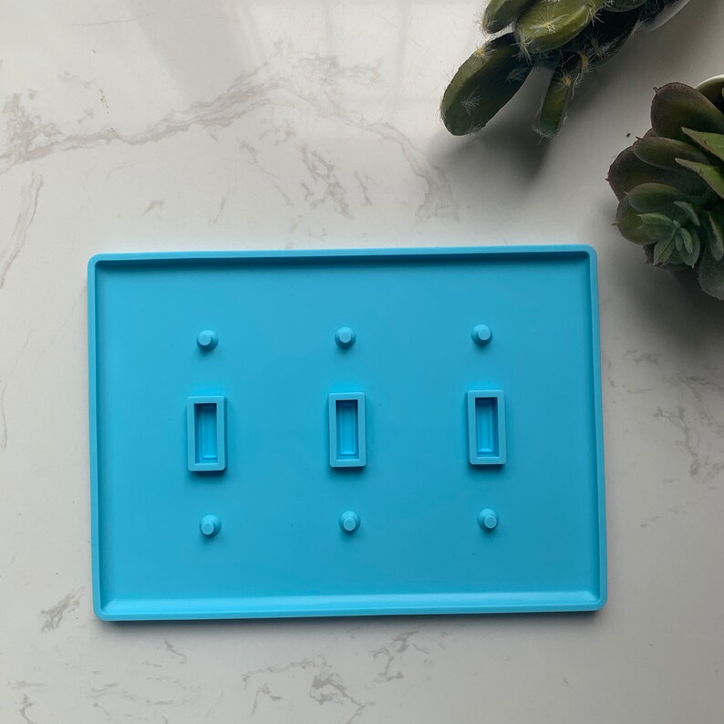 Single Double Outlet Cover Plate Mold Mouse Silicone Molds for Resin Electric Light Switch Cover Mold Plug Cover Mold for Epoxy Resin