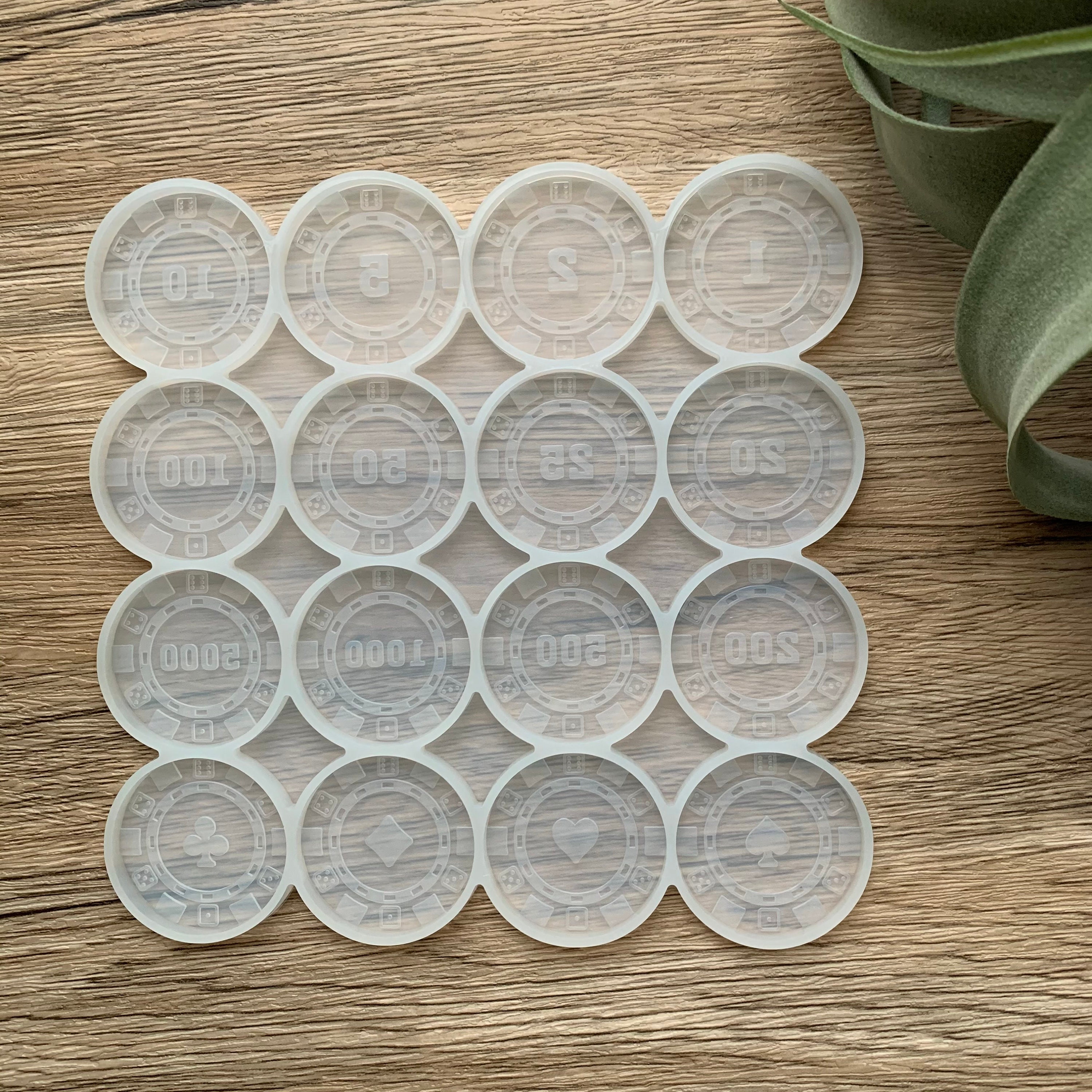 Poker chips silicone mold Keychain mold for epoxy resin Etsy