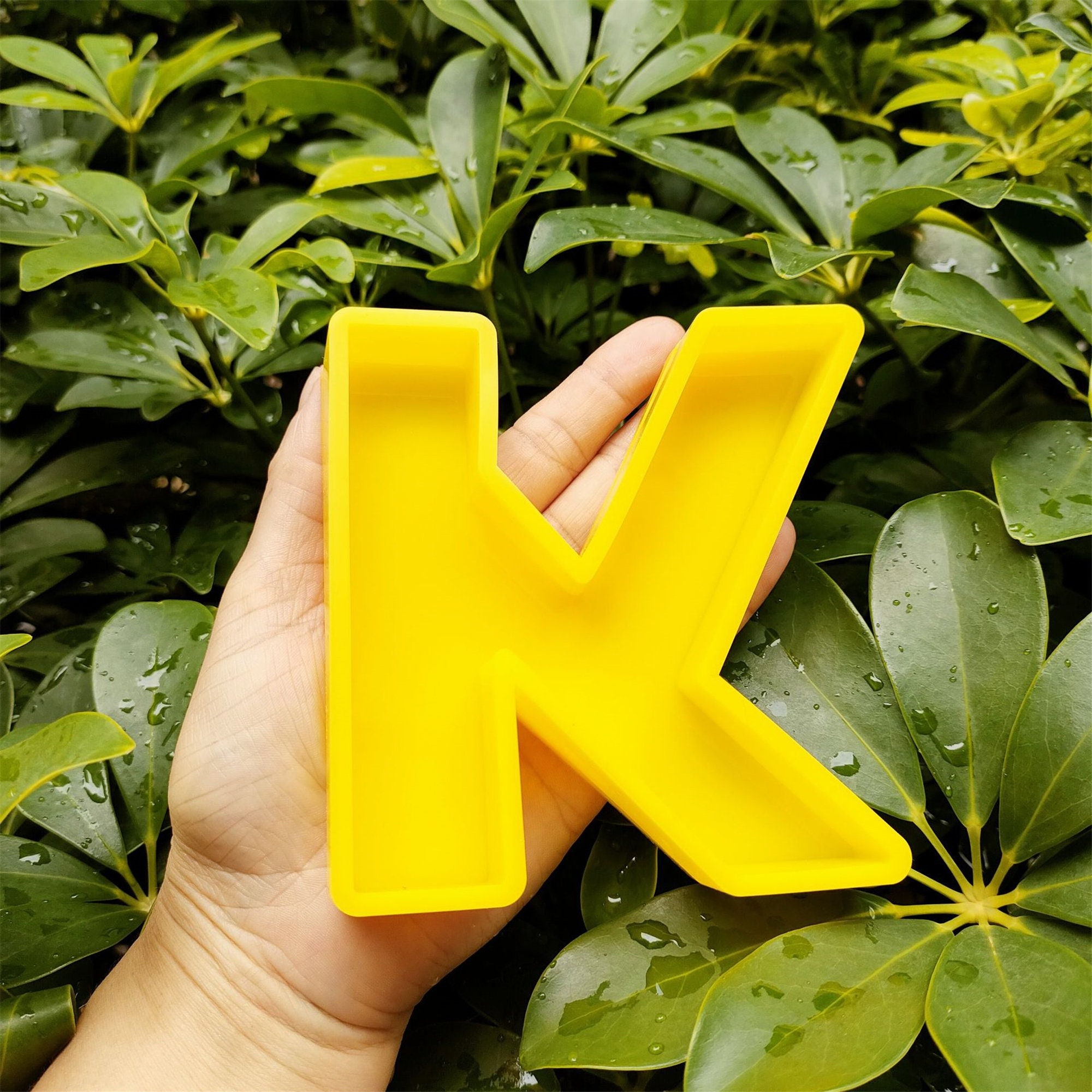 Jumbo 4'' Alphabet Mold Large Letter Silicone Mold Etsy