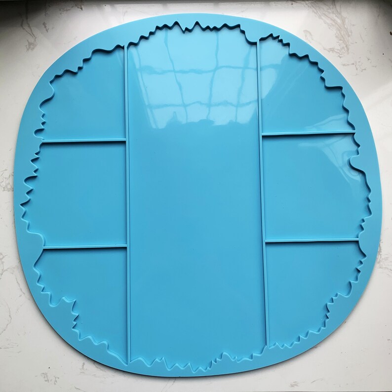 Large 17 round tray mold Tray mold for resin Table Etsy