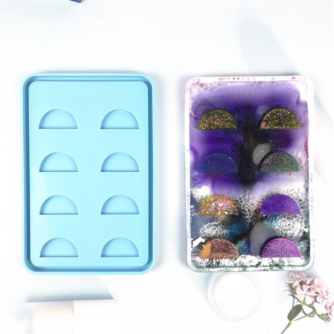 Eyelash Tray mold Eyelash Mold For Resin Tray Mold Etsy