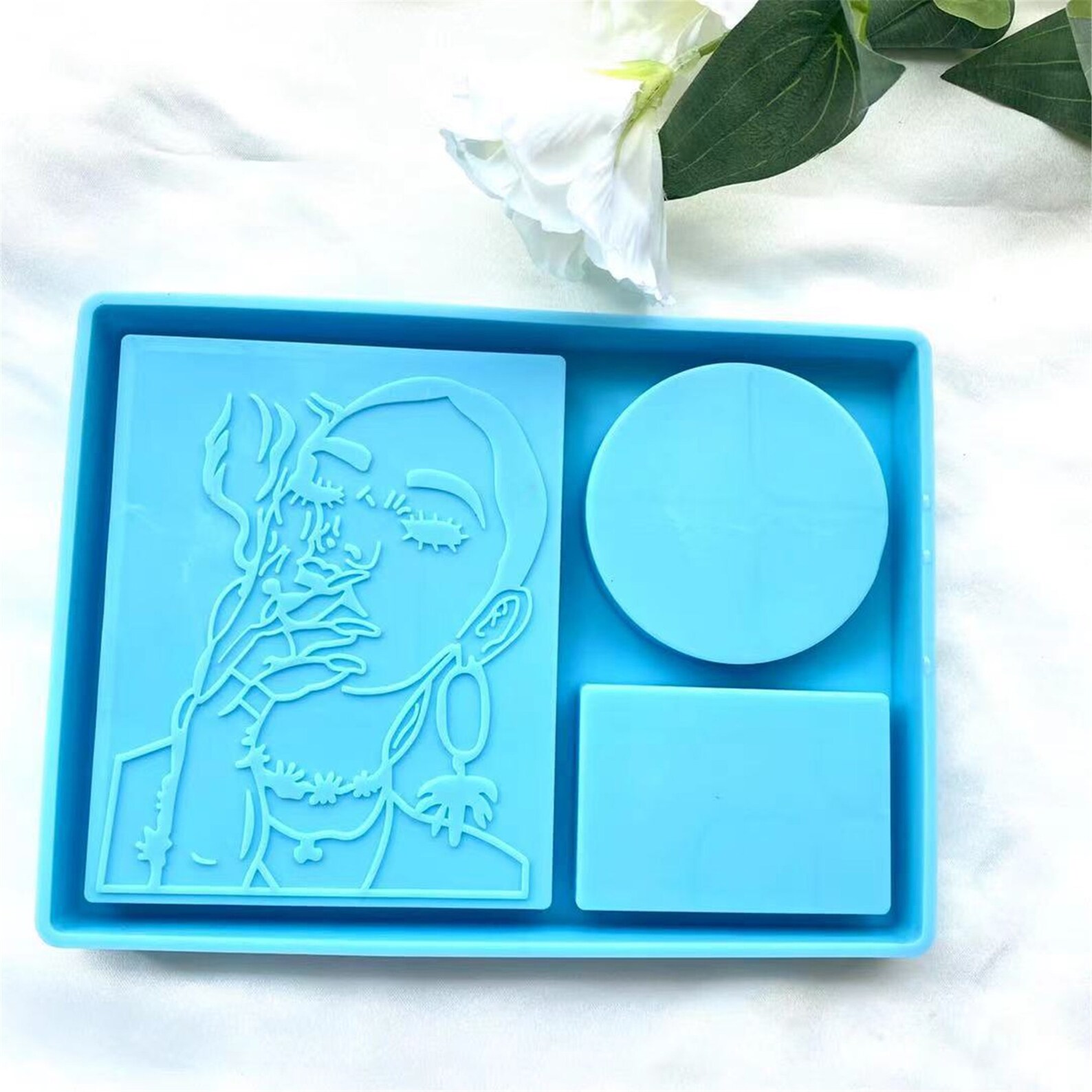 Girl Rolling Tray Mold Resin Rolling Tray Mold Roll Up Etsy