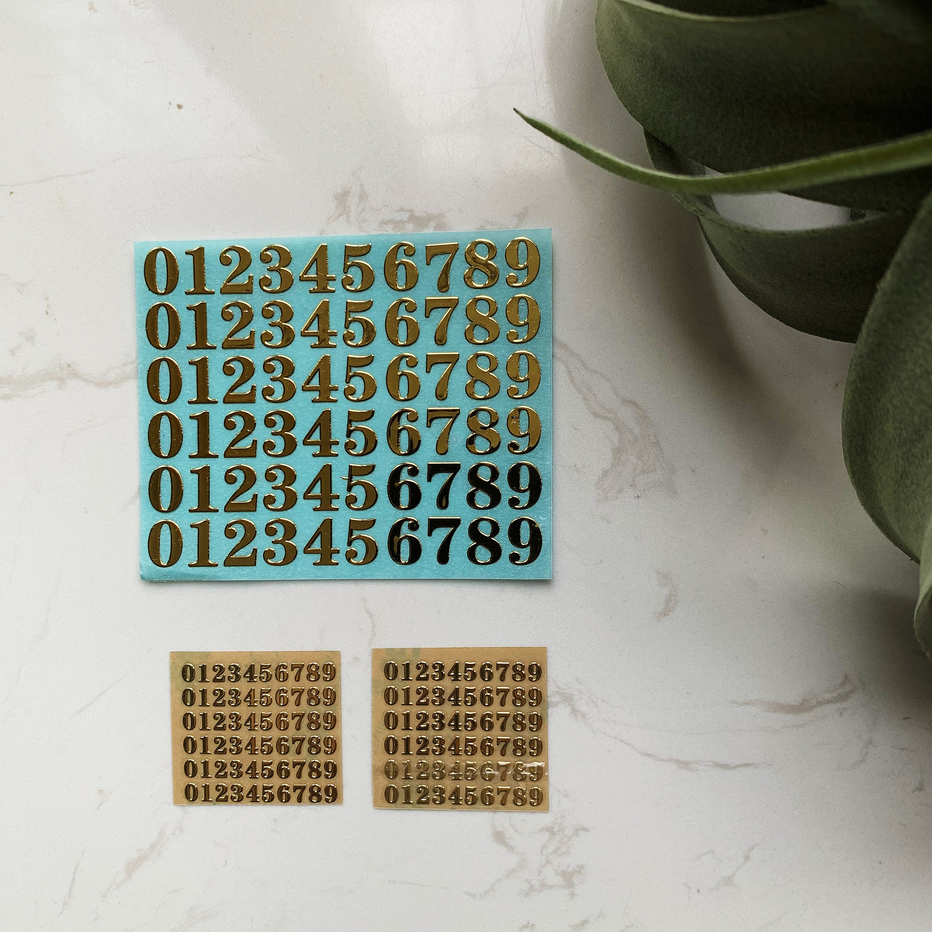 Mini number Stickers 3D Self-Adhesive Nail Stickers Number | Etsy