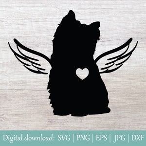 Cairn Terrier Pet Dog Memorial SVG | Angel Wings SVG | Dog Loss Svg | Dog Svg | Pet Loss Svg | Dog Memory Svg | Pet Love Svg |