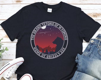 Grand Tetons 399 Shirt, Grizzly 399 shirt, Grizzly Bear 399 t-shirt, 399 Bear Shirt, Grizzly Bear Tee, Grand Teton Shirt, National Parks