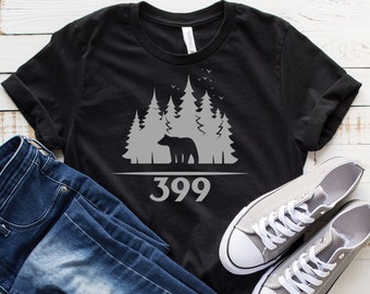 Teton 399 shirt, Wildlife, Outdoor shirt, Grizzly and cub, bear shirt, National Park vacation shirt, 399 and cubs, Nature shirt, Grand Teton