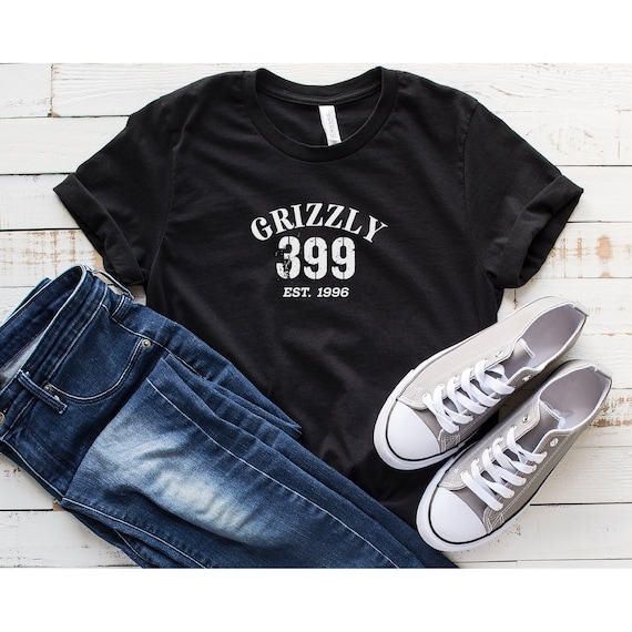 Grizzly 399 Est. 1996 Shirt, Grizzly 399 T-shirt, National Parks T-shirt, Grand Tetons Shirt, Grizzly Bear Shirt, Grizzly Bear 399 Tee