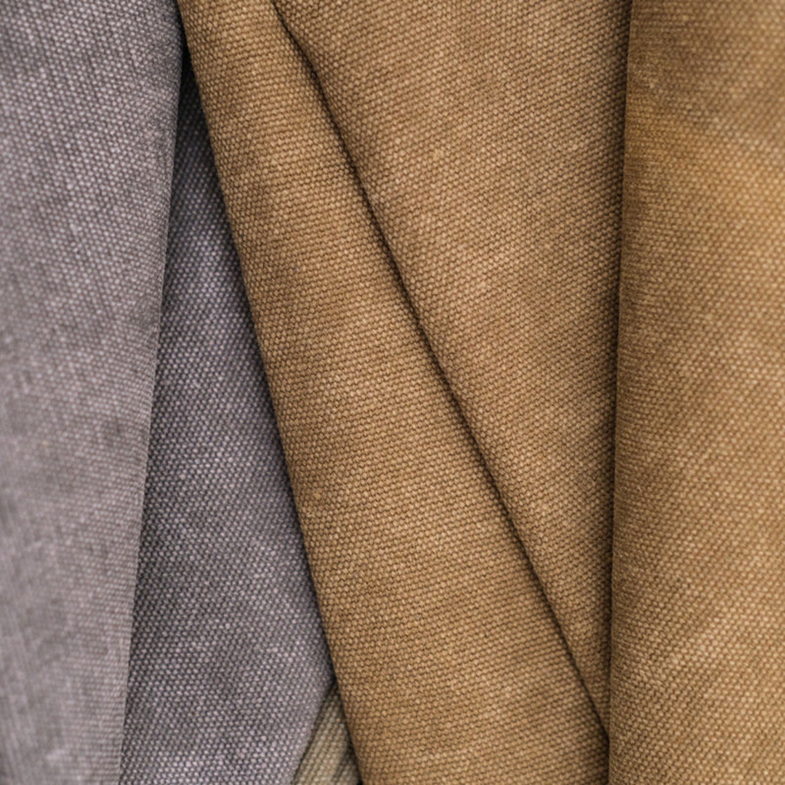 Canvas Fabric Washed Canvas Fabric 16oz Washed Canvas Fabric Etsy
