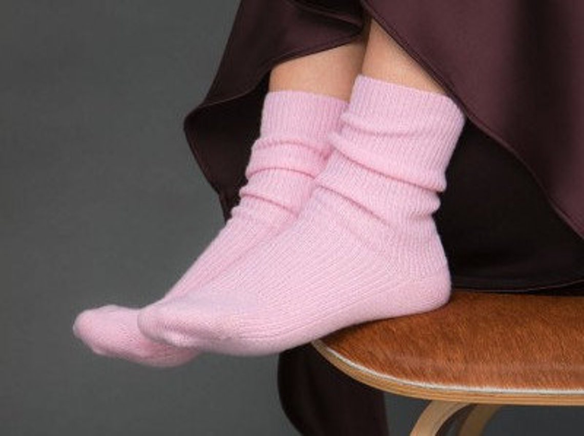Luxury Cashmere Socks Etsy